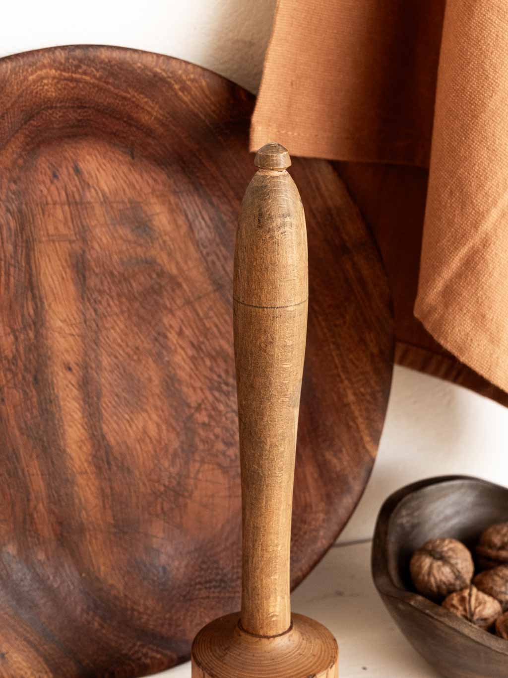 ancien pilon en bois