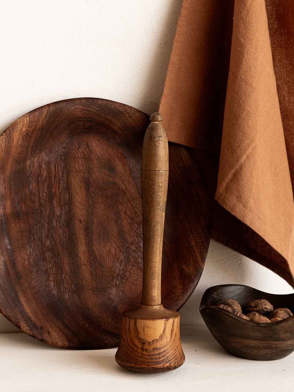 ancien pilon en bois