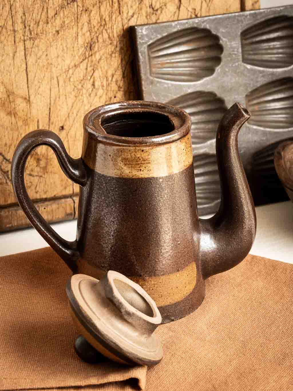 théière cafetière en grès vintage grès du marais