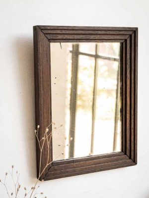 Miroir ancien en bois 1930