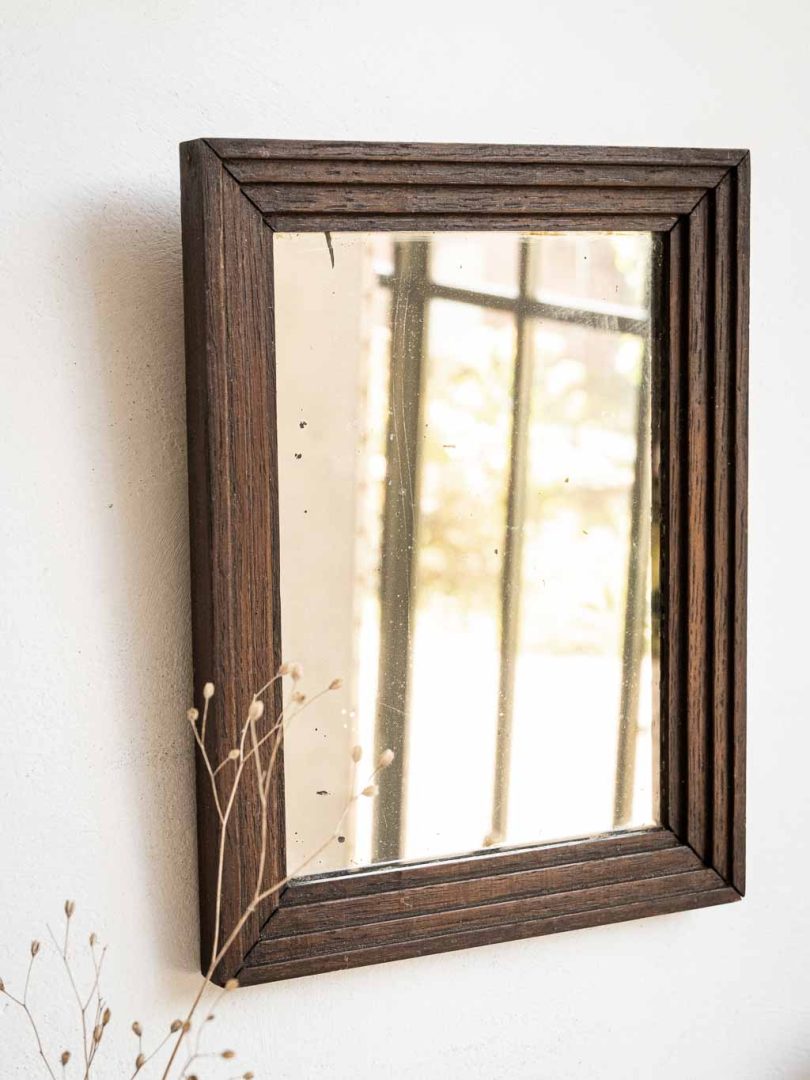 Miroir ancien en bois 1930