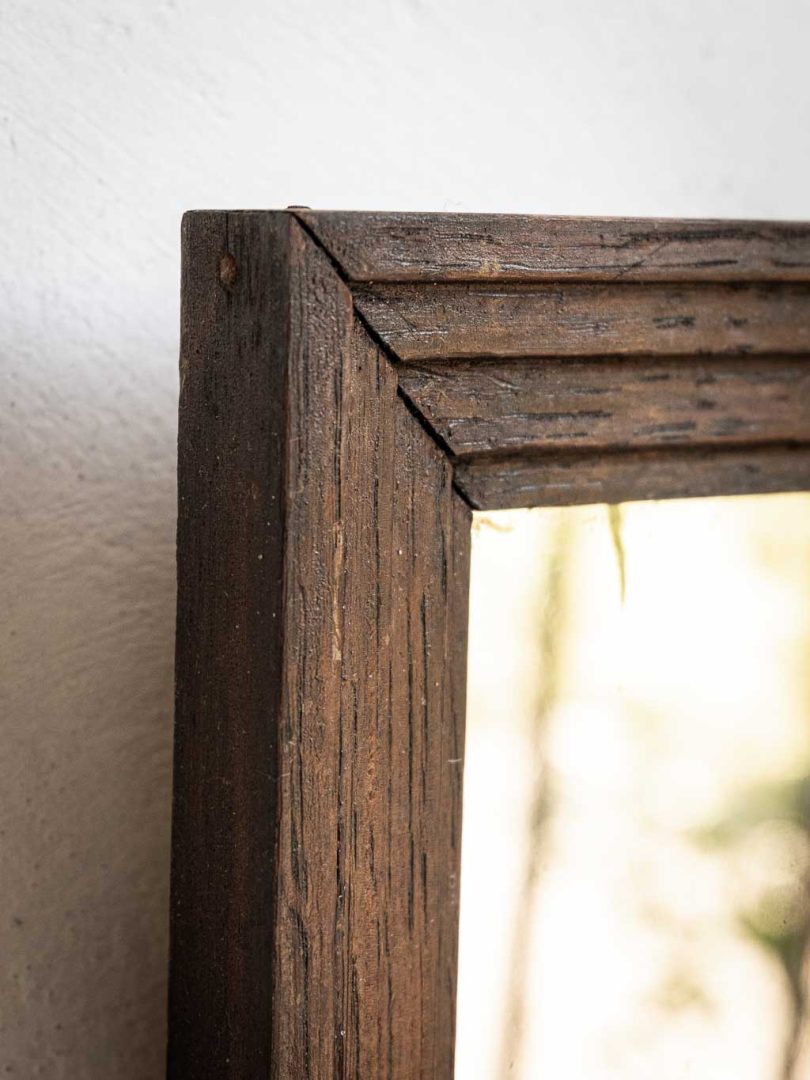 Miroir ancien en bois 1930