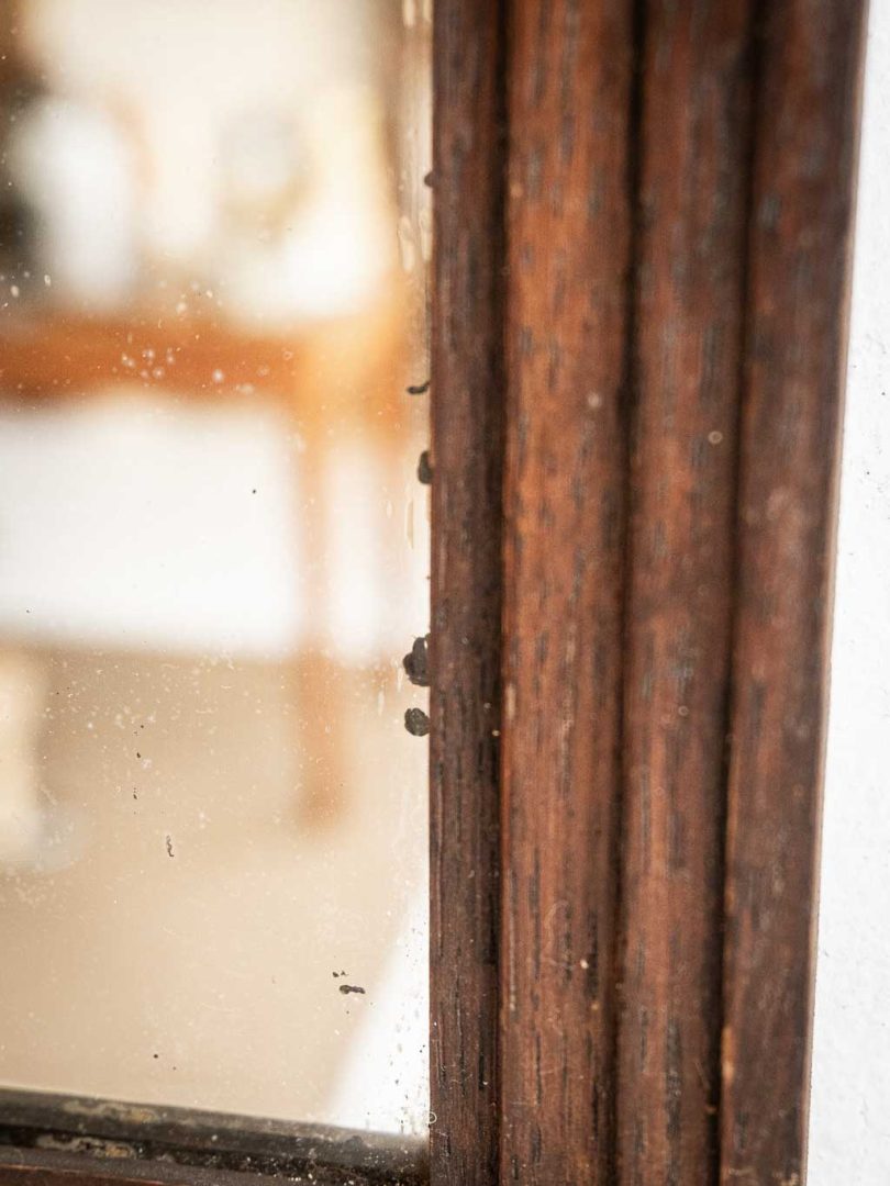 Miroir ancien en bois 1930