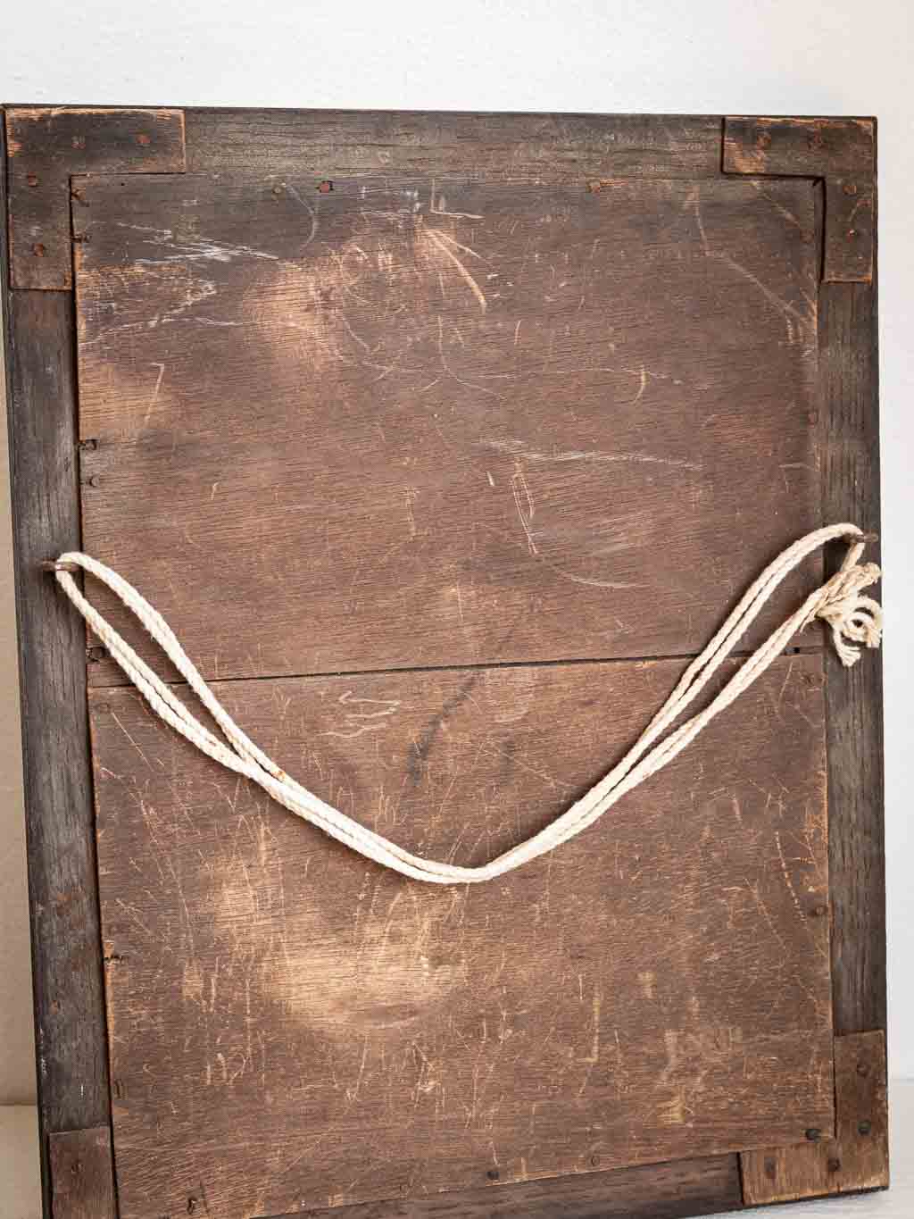 Miroir ancien en bois 1930