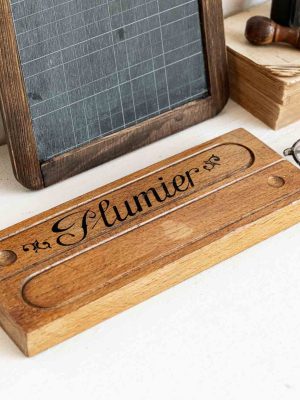 plumier ancien en bois
