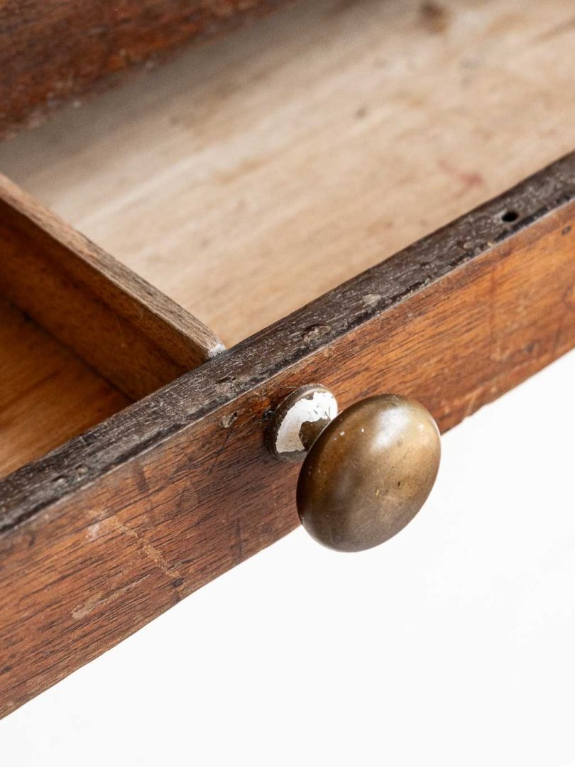 ancienne boite de rangement en bois pour ménagère argent XXeme 1900