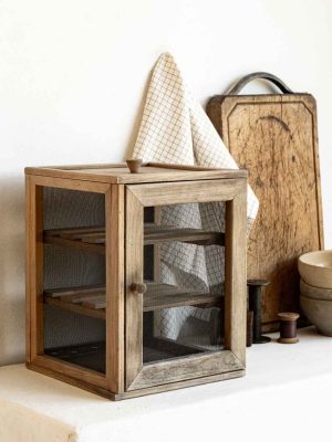Garde manger / fromager en bois