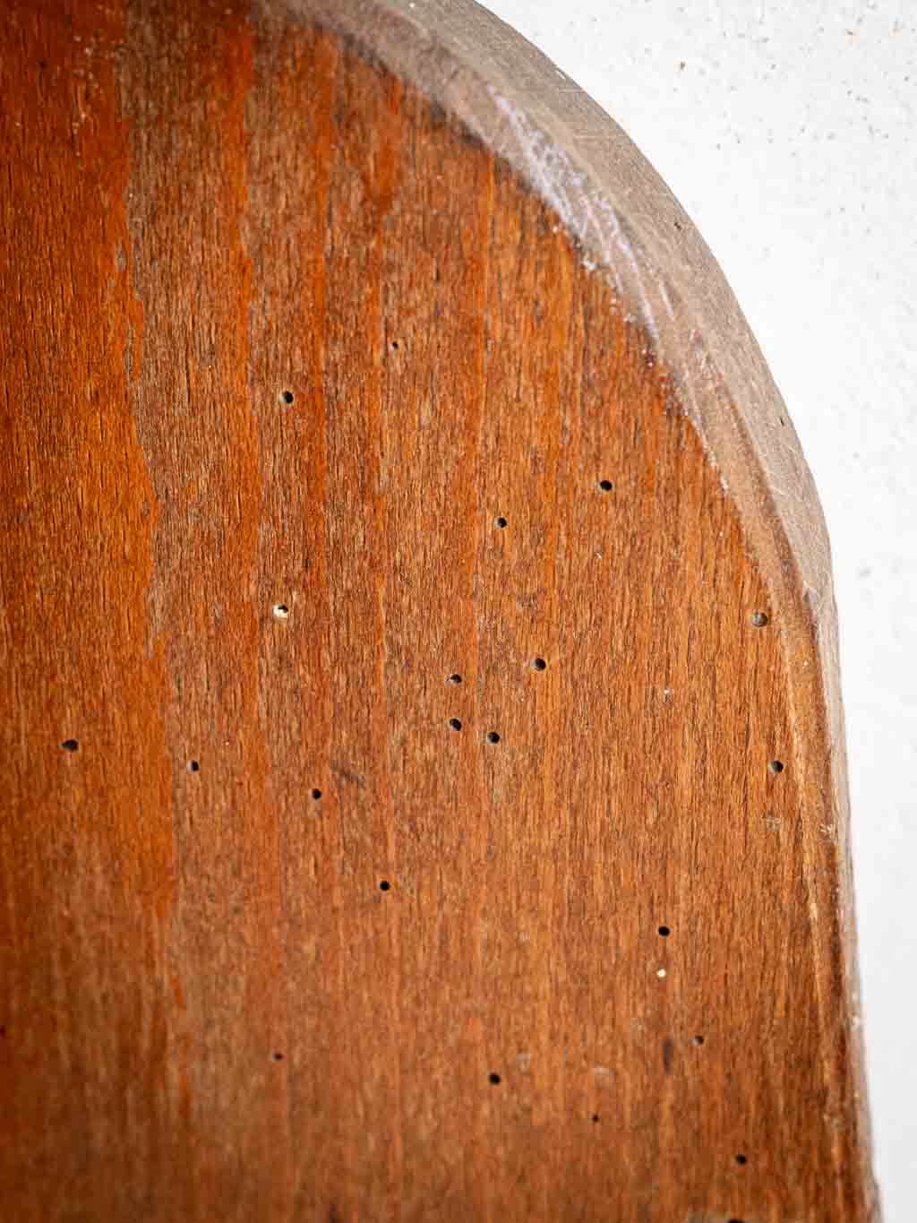 ancien battoir à linge de lavandière en bois