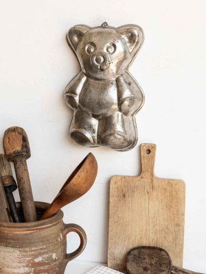 Moule à gateaux vintage ourson nounours métal