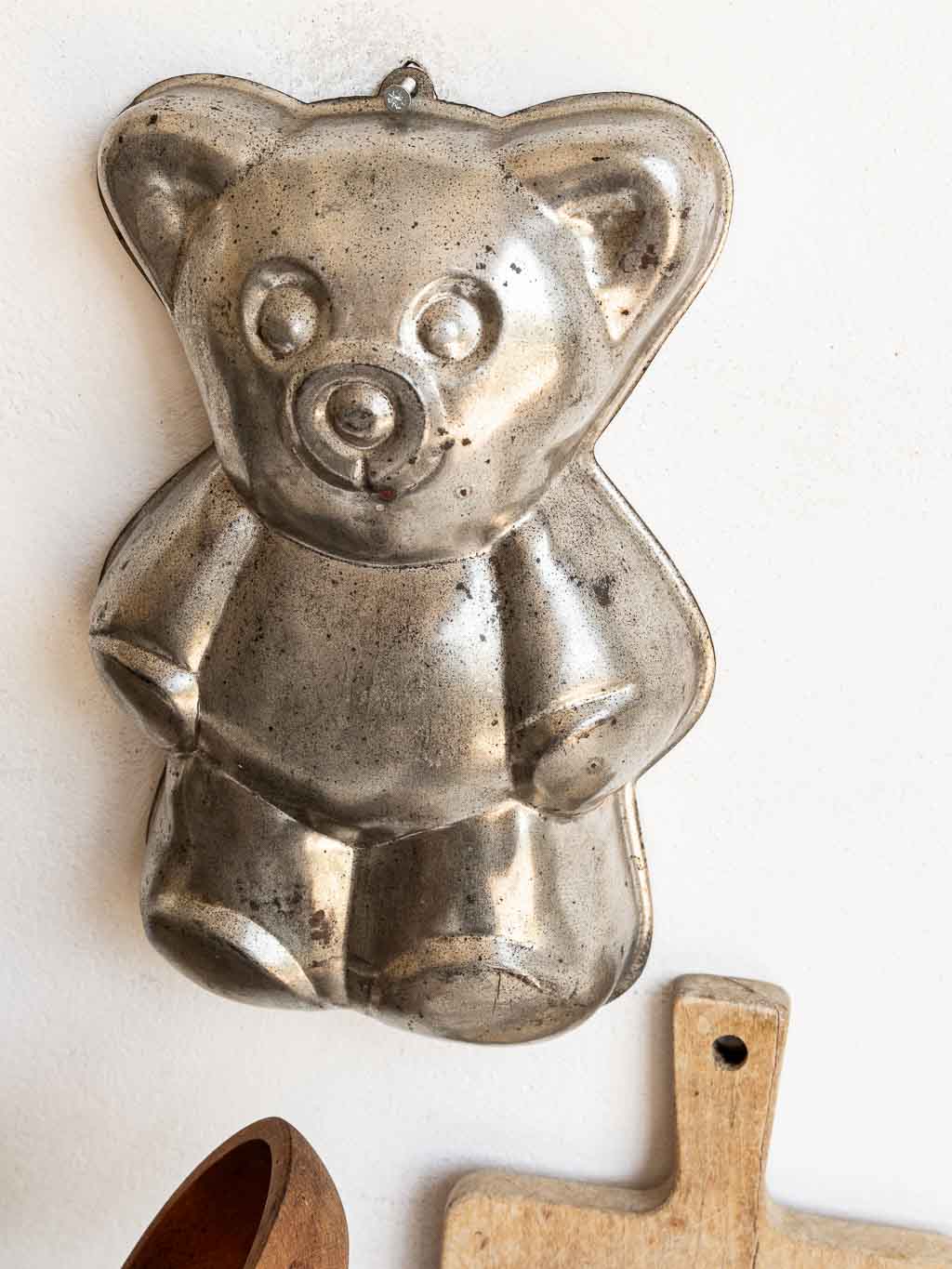 Moule à gateaux vintage ourson nounours métal