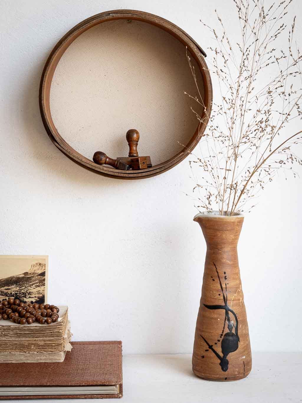 Petit tamis rond ancien farine 28 cm