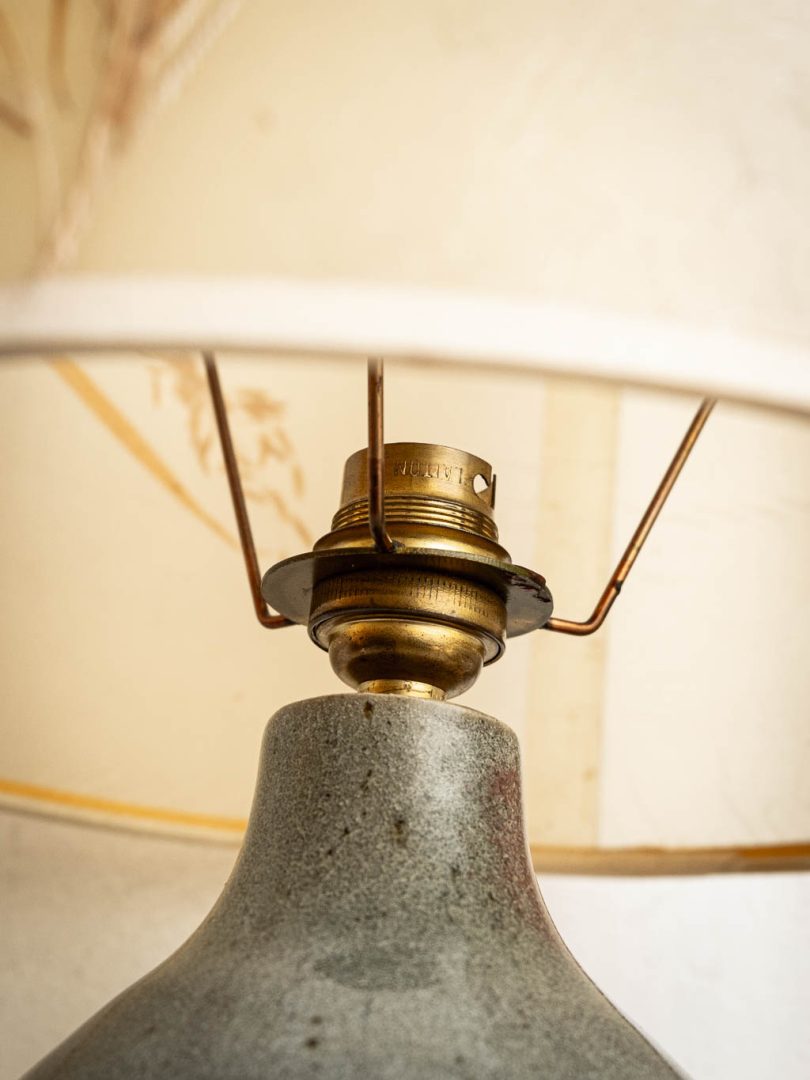 Lampe vintage en grès émaillé – Image 7