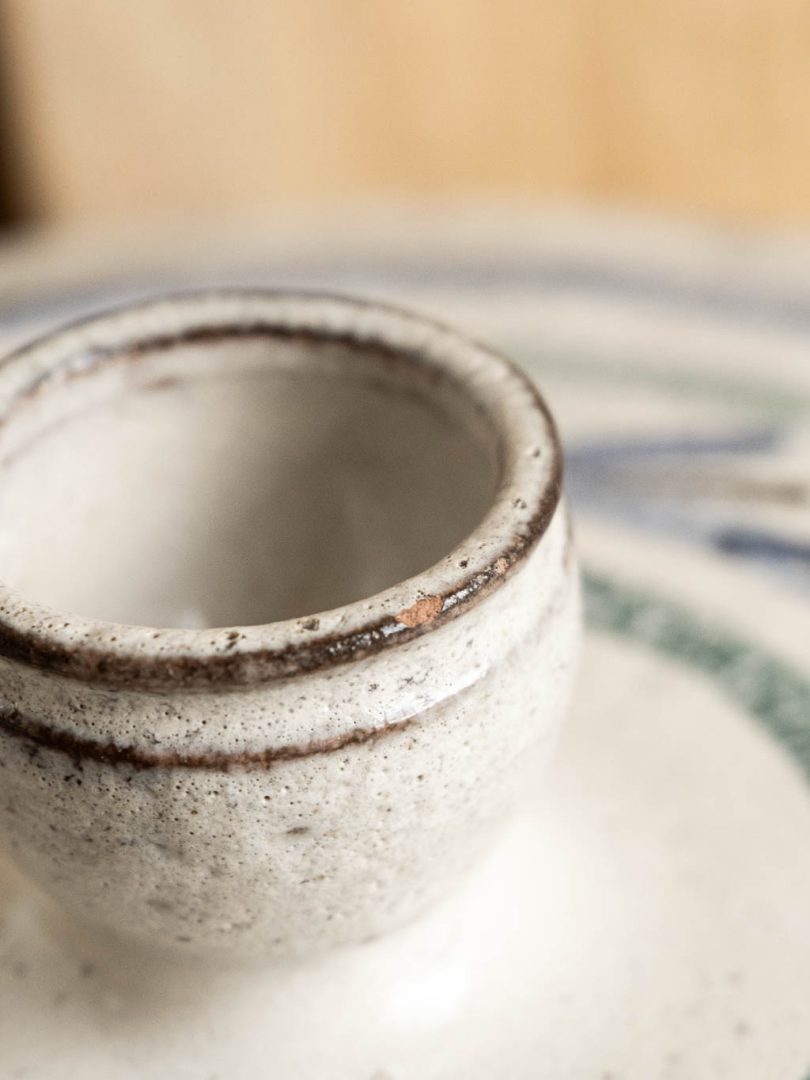 caquelon, casserole en grès signé Raynaud, le murier Vallauris