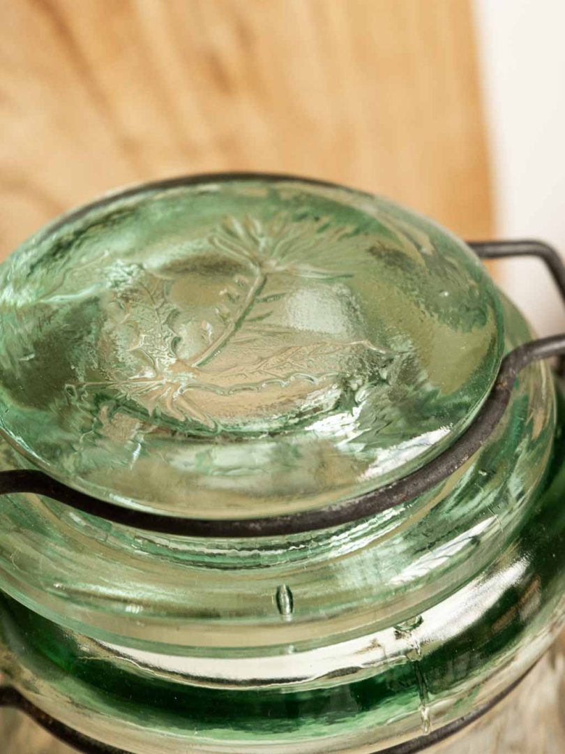 bocal en verre la lorraine vintage 1l