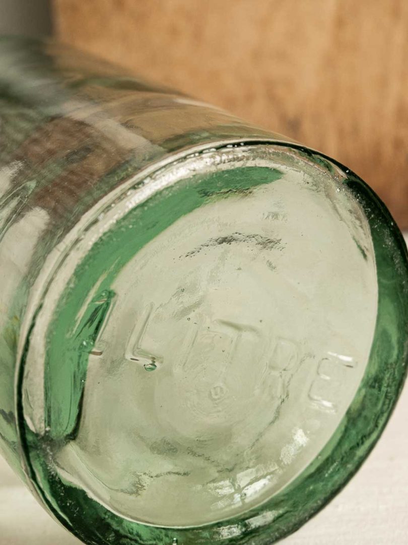 bocal en verre la lorraine vintage 1l