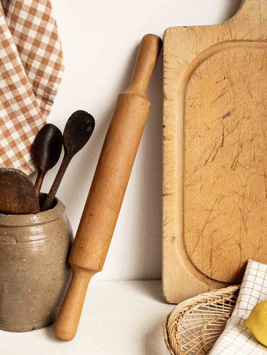 rouleau à patisserie en bois