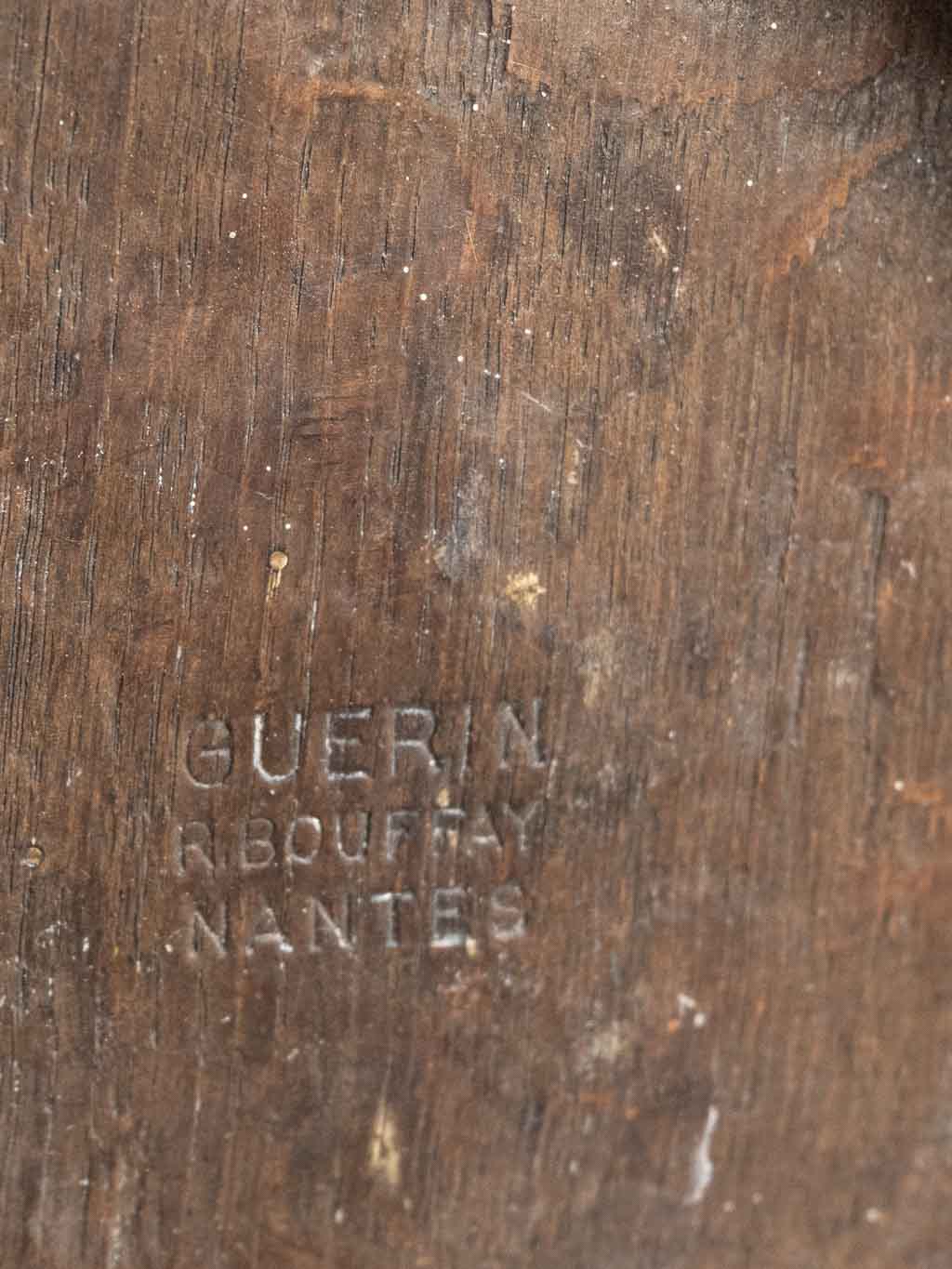 ancienne mesure à grains, boisseau, en bois et métal 10L