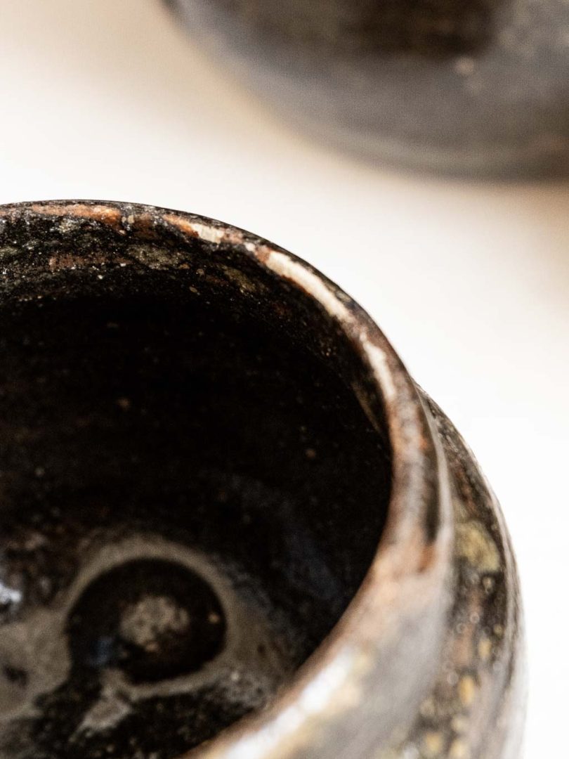 ensemble théière et tasse en grès Carry Olivier Carriquiry
