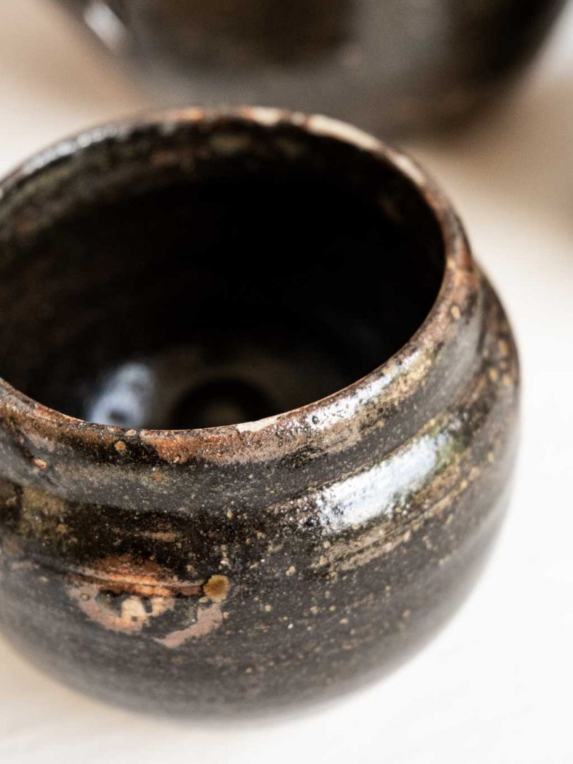 ensemble théière et tasse en grès Carry Olivier Carriquiry