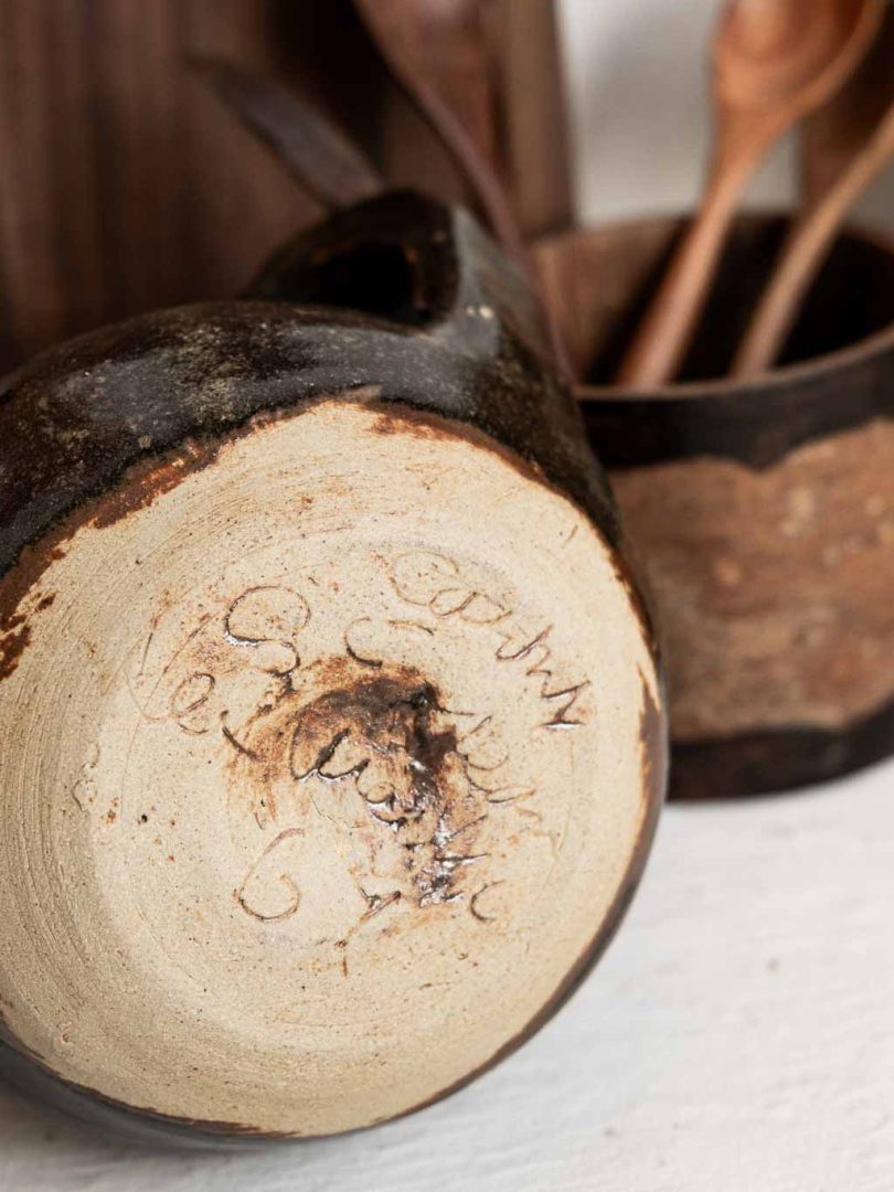 ensemble théière et tasse en grès Carry Olivier Carriquiry