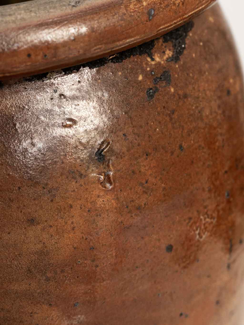 grand pot en grès avec anse